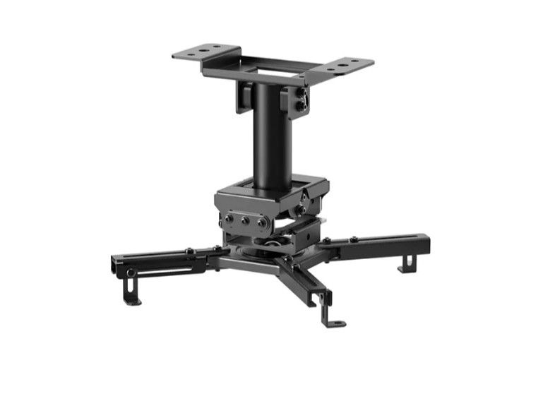 Стойка за проектор Neomounts CL25-530BL1, таванен монтаж, до 45kg, VESA, черна - 1