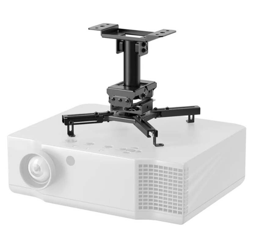 Стойка за проектор Neomounts CL25-530BL1, таванен монтаж, до 45kg, VESA, черна - 2