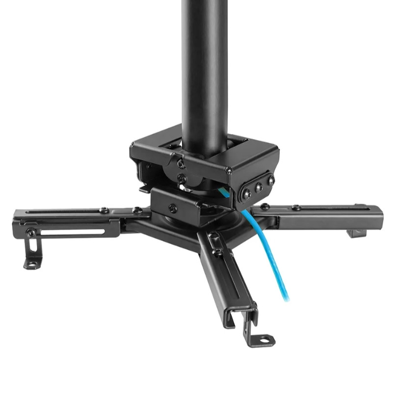 Стойка за проектор Neomounts CL25-530BL1, таванен монтаж, до 45kg, VESA, черна - 8