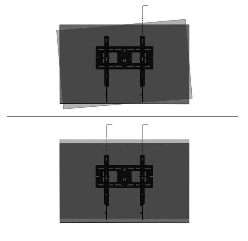 Стойка за монитор/телевизор Neomounts Level-750, 42-75", макс. 100kg, наклон, заключване - WL35-750BL14 - 11