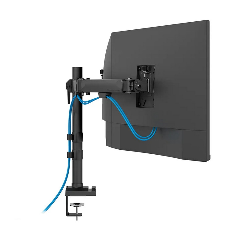Стойка за монитори Neomounts Nero DS60-600BL3, за 3 екрана 10-27", VESA 100x100, до 6kg на екран, с щипка/отвор - 12