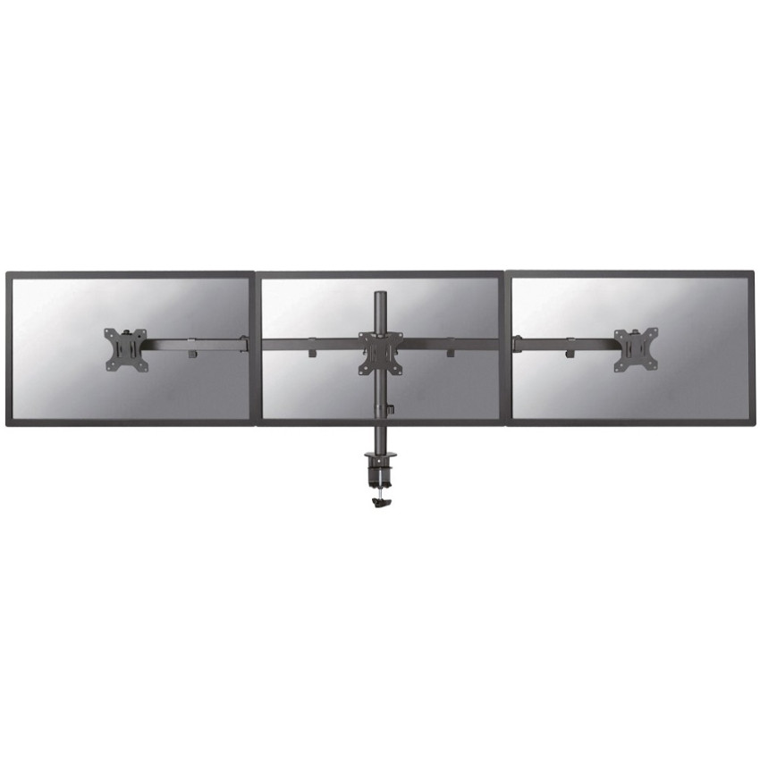 Стойка за монитор Neomounts FPMA-D550D3BLACK, за 3 монитора 10-27", VESA 75x75-100x100, до 7kg, регулируема височина/дълбочина - 2