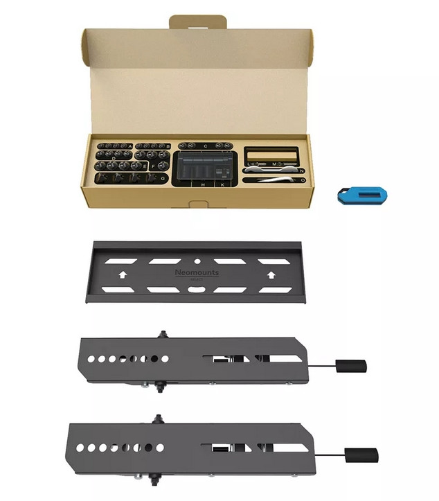 Стойка за монитор/TV Neomounts Level-850, 24"-65", наклон 12°, VESA 200x200, заключване - WL35S-850BL12 - 12