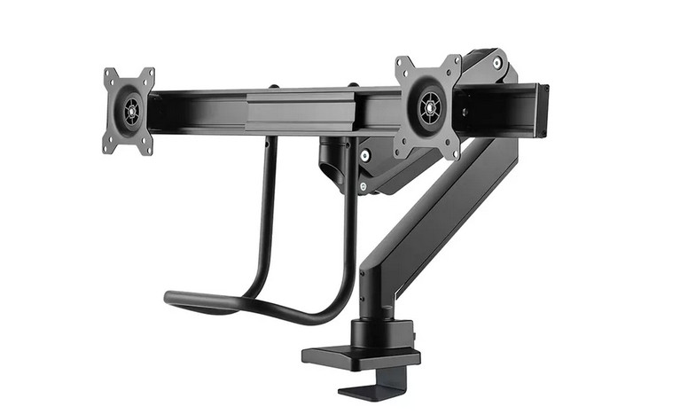 Стойка за монитори Neomounts NM-D775DXBLACK, 10-32", 2 екрана, газова пружина, VESA 75x75-100x100 - NM-D775DXBLACK - 5