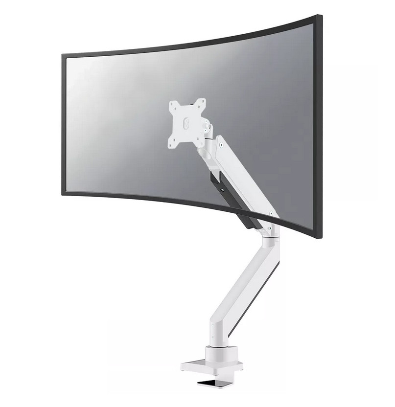 Стойка за монитор Neomounts NM-D775WHITEPLUS, 10-49", газов амортисьор, VESA 75x75-100x100, бяла - NM-D775WHITEPLUS - 1