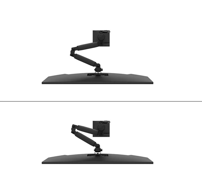 Стойка за монитор Neomounts Nero DS60-600BL1, 10"-32", VESA 75x75-100x100, до 8kg, регулируема височина/наклон/въртене - 7