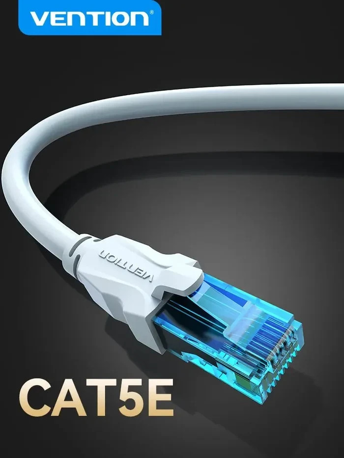 Кабел LAN Vention UTP Cat5e, 30m, 1000Mbps, Екраниран, Сив - VAP-A10-S3000 - 12