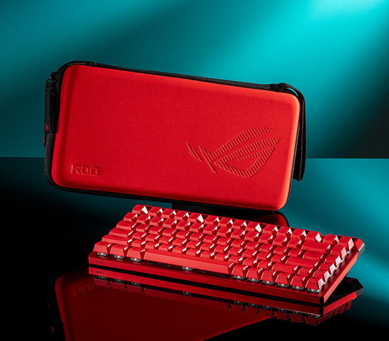 Механична геймърска клавиатура ASUS ROG Falchion Ace 75 HE, Red Switch, RGB, PBT Keycaps - 90MP047H-BKUA60 - 2
