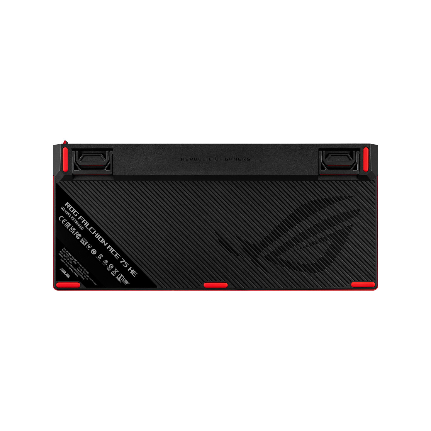 Механична геймърска клавиатура ASUS ROG Falchion Ace 75 HE, Red Switch, RGB, PBT Keycaps - 90MP047H-BKUA60 - 11
