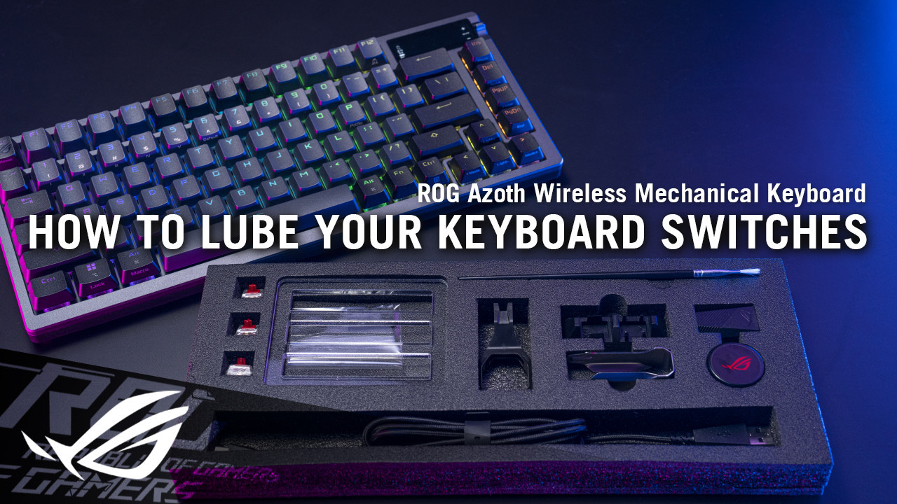 Безжична механична геймърска клавиатура ASUS ROG Azoth, ROG NX Red суичове, RGB подсветка - 90MP0316-BKUA01 - 3
