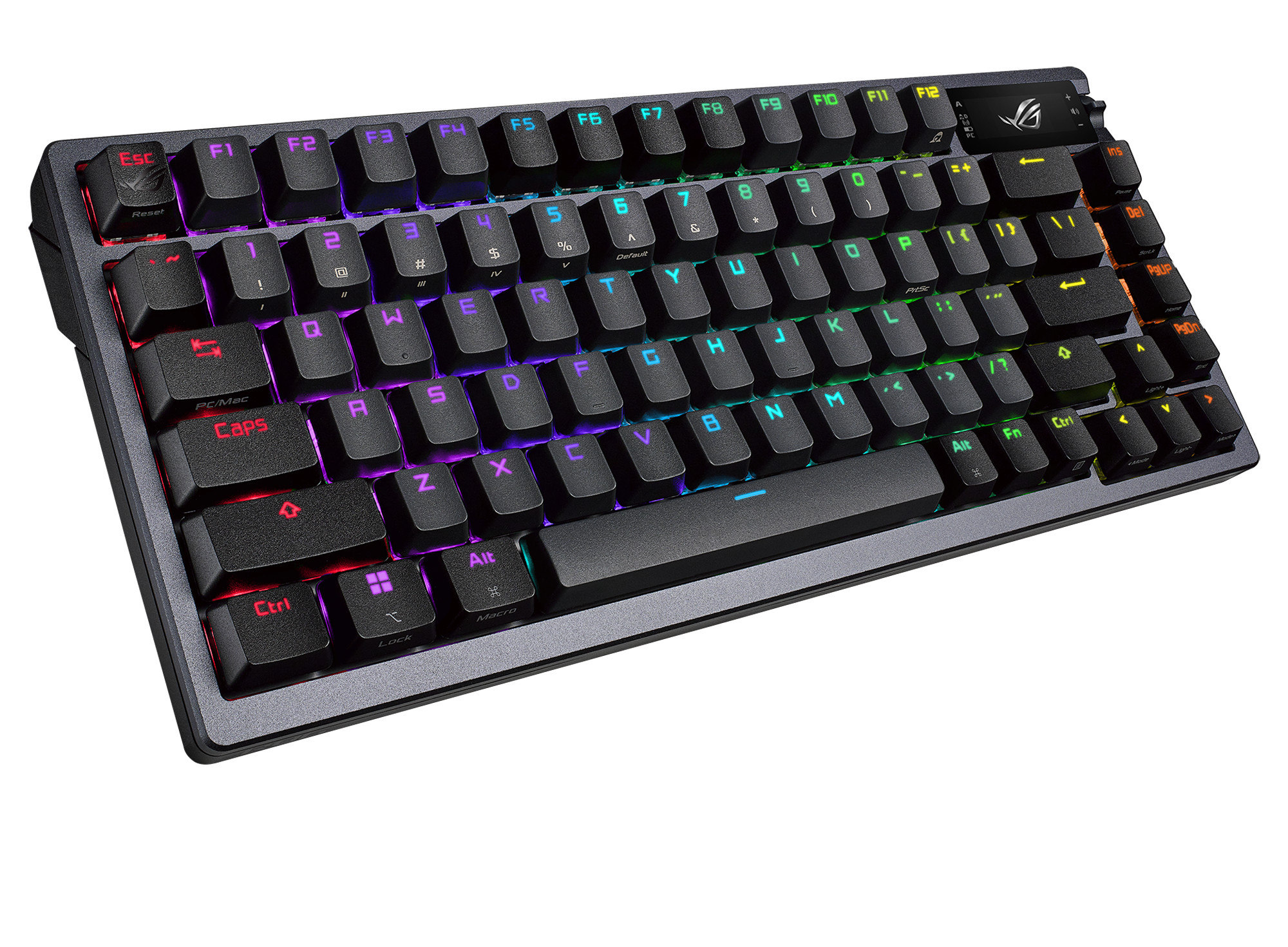 Безжична механична геймърска клавиатура ASUS ROG Azoth, ROG NX Red суичове, RGB подсветка - 90MP0316-BKUA01 - 5