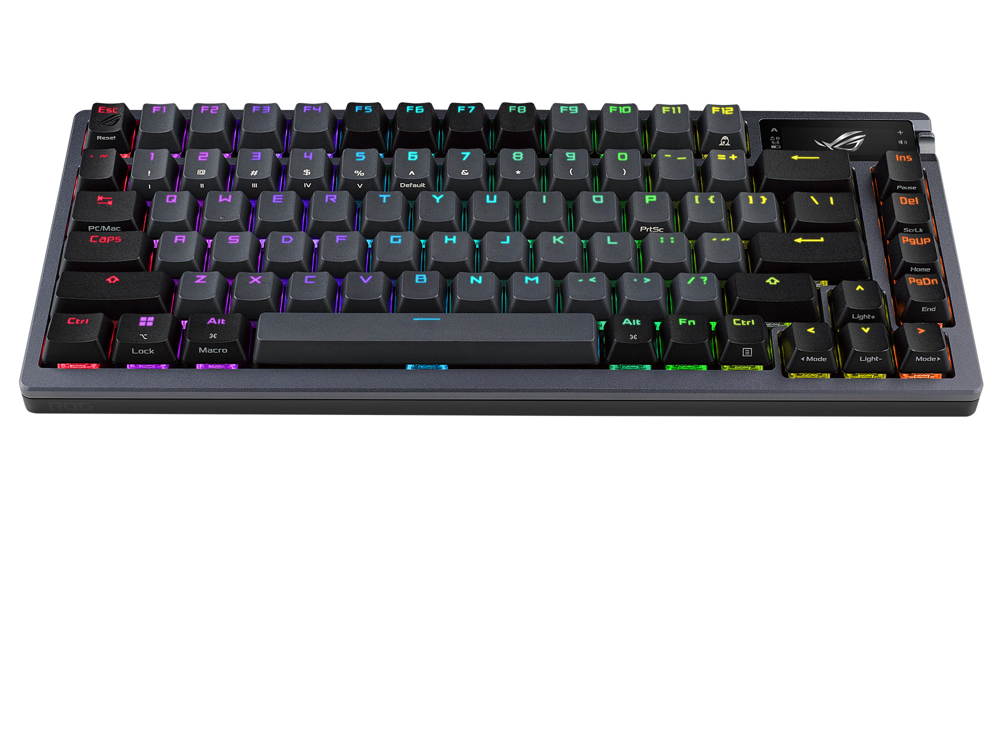 Безжична механична геймърска клавиатура ASUS ROG Azoth, ROG NX Red суичове, RGB подсветка - 90MP0316-BKUA01 - 6