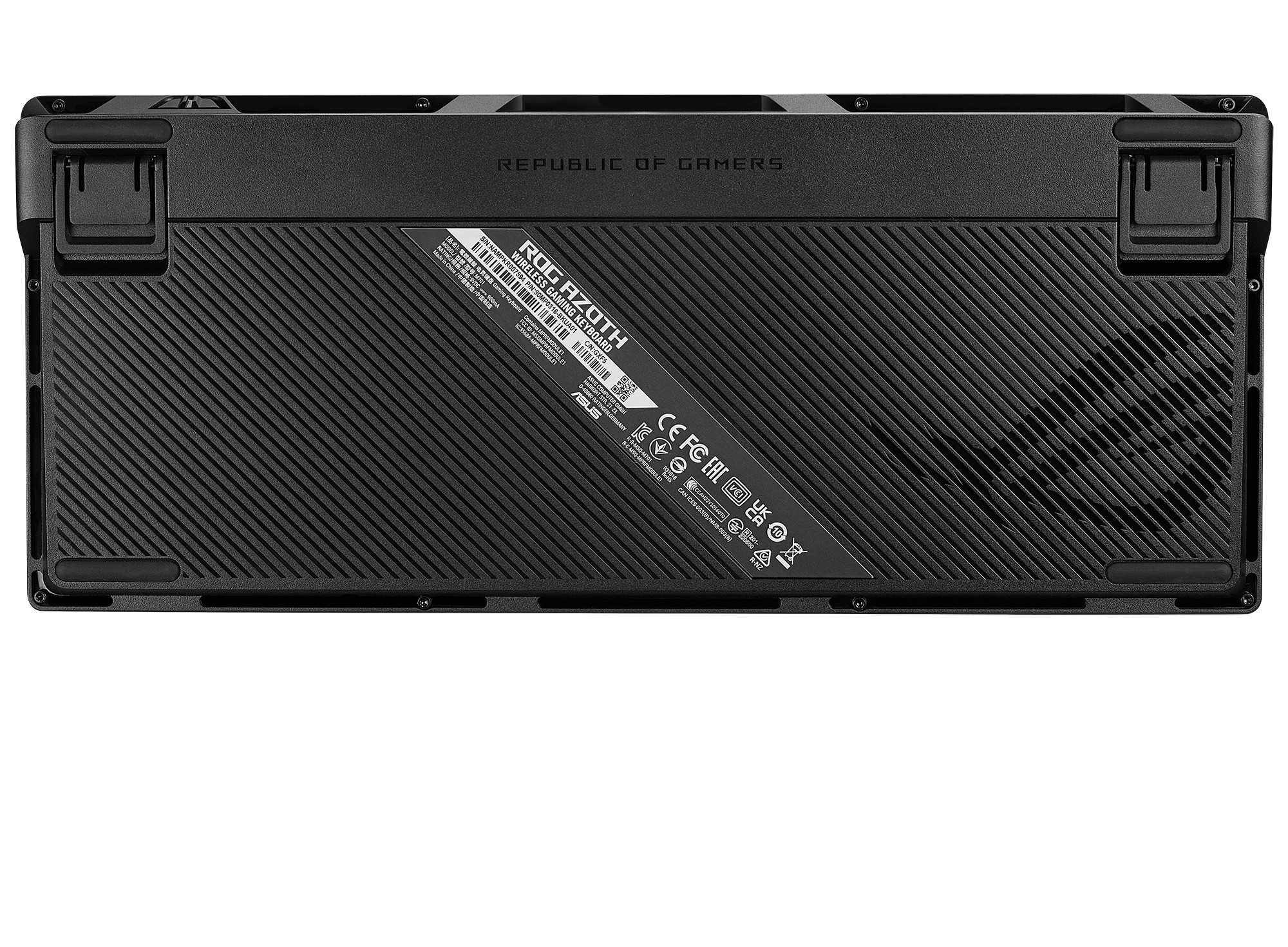 Безжична механична геймърска клавиатура ASUS ROG Azoth, ROG NX Red суичове, RGB подсветка - 90MP0316-BKUA01 - 8