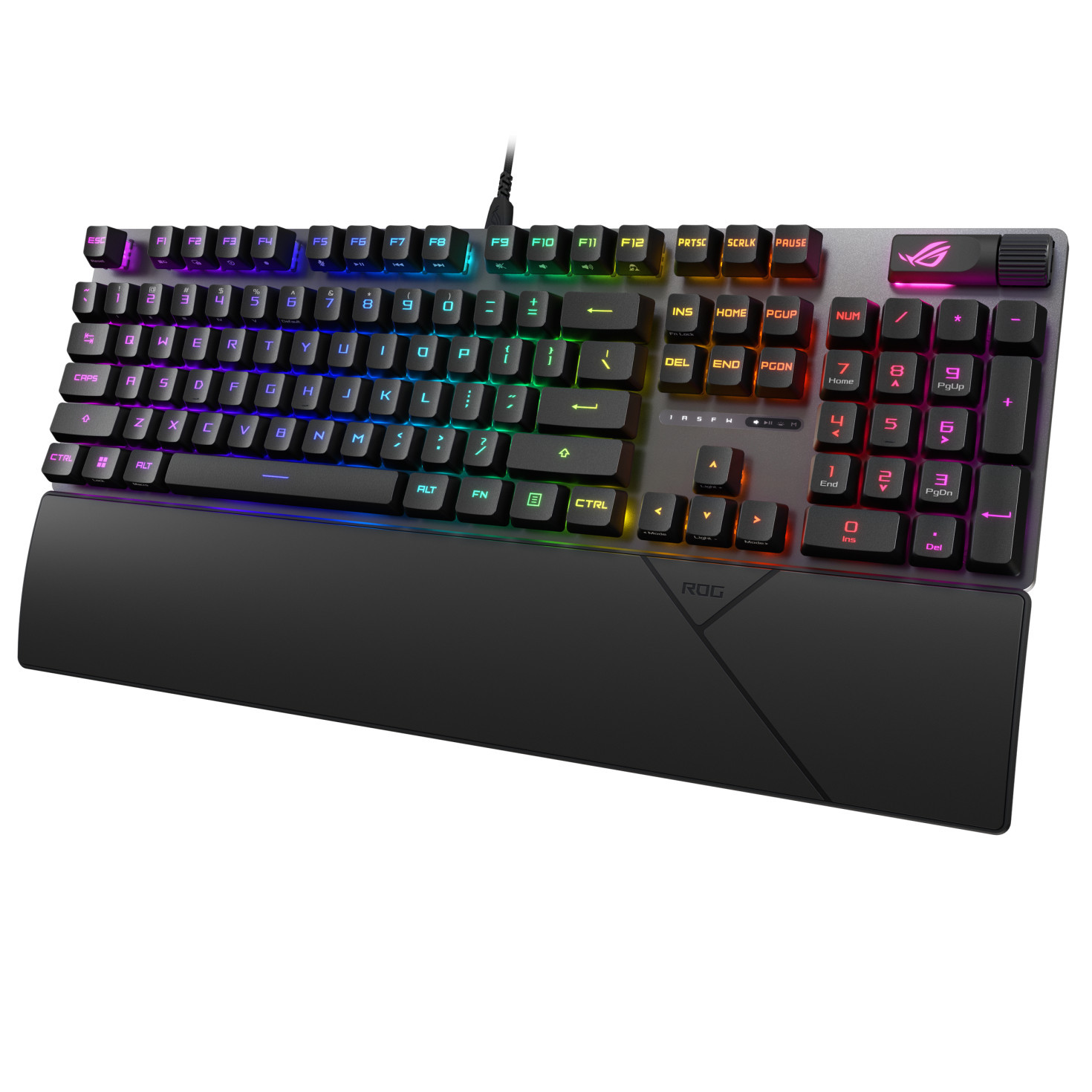 Механична геймърска клавиатура ASUS ROG Strix Scope II RX, ROG RX Red Optical Switch, RGB подсветка, USB - 90MP0350-BKUA01 - 6