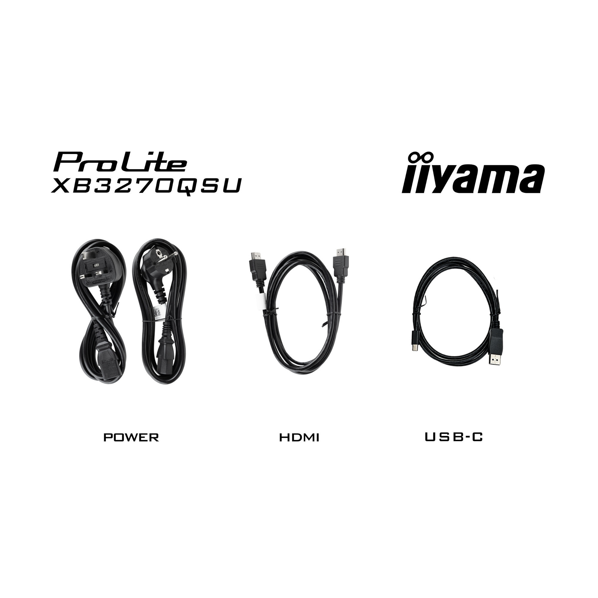 Монитор IIYAMA XB3270QSU-B1, 31.5" WQHD IPS 100Hz - 13