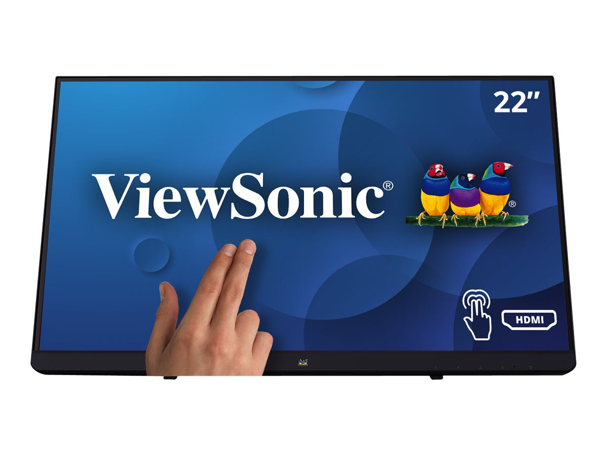 Монитор ViewSonic TD2230, 22" Full HD IPS Touchscreen, 250 cd/m², VGA/HDMI/DP, USB Hub - 1