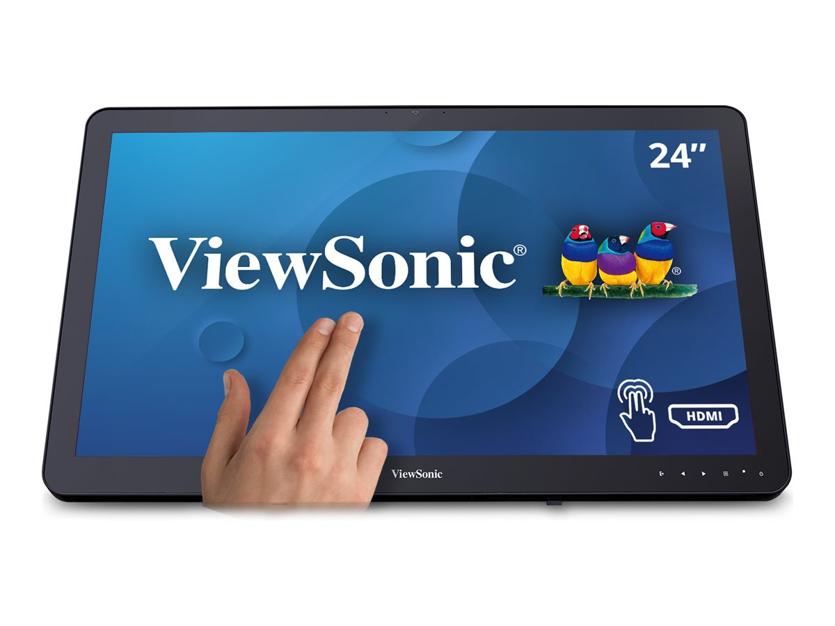Монитор VIEWSONIC TD2430, 24" Full HD VA Touch, 10-Point Multi-Touch, VGA/HDMI/DP, USB Hub - 1