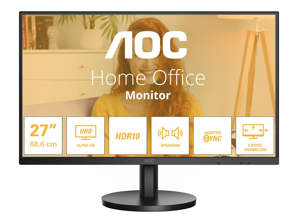 Монитор AOC U27B3A, 27" 4K UHD IPS 3840x2160 60Hz HDR10 - 1