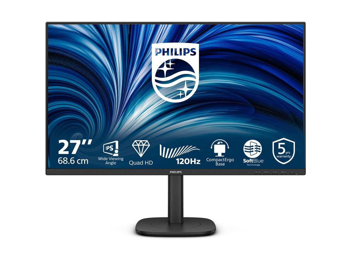 Монитор Philips 27B2N3500J, 27" QHD IPS 120Hz - 27B2N3500J/00 - 1