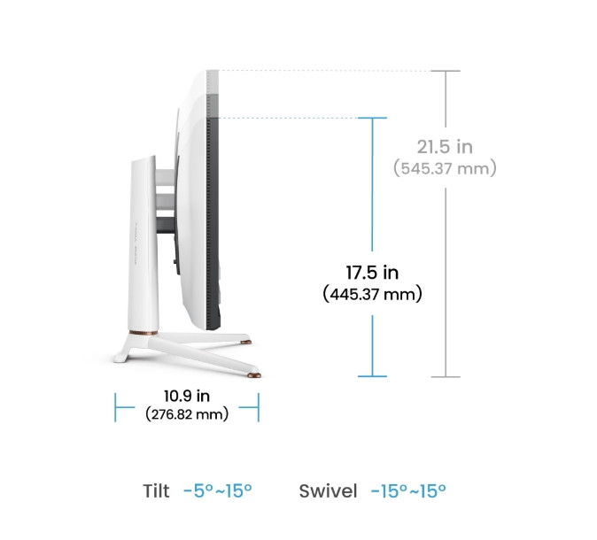 Монитор BenQ MOBIUZ EX271Q, 27" QHD IPS 180Hz 1ms - 9H.LNCLB.QBE - 4