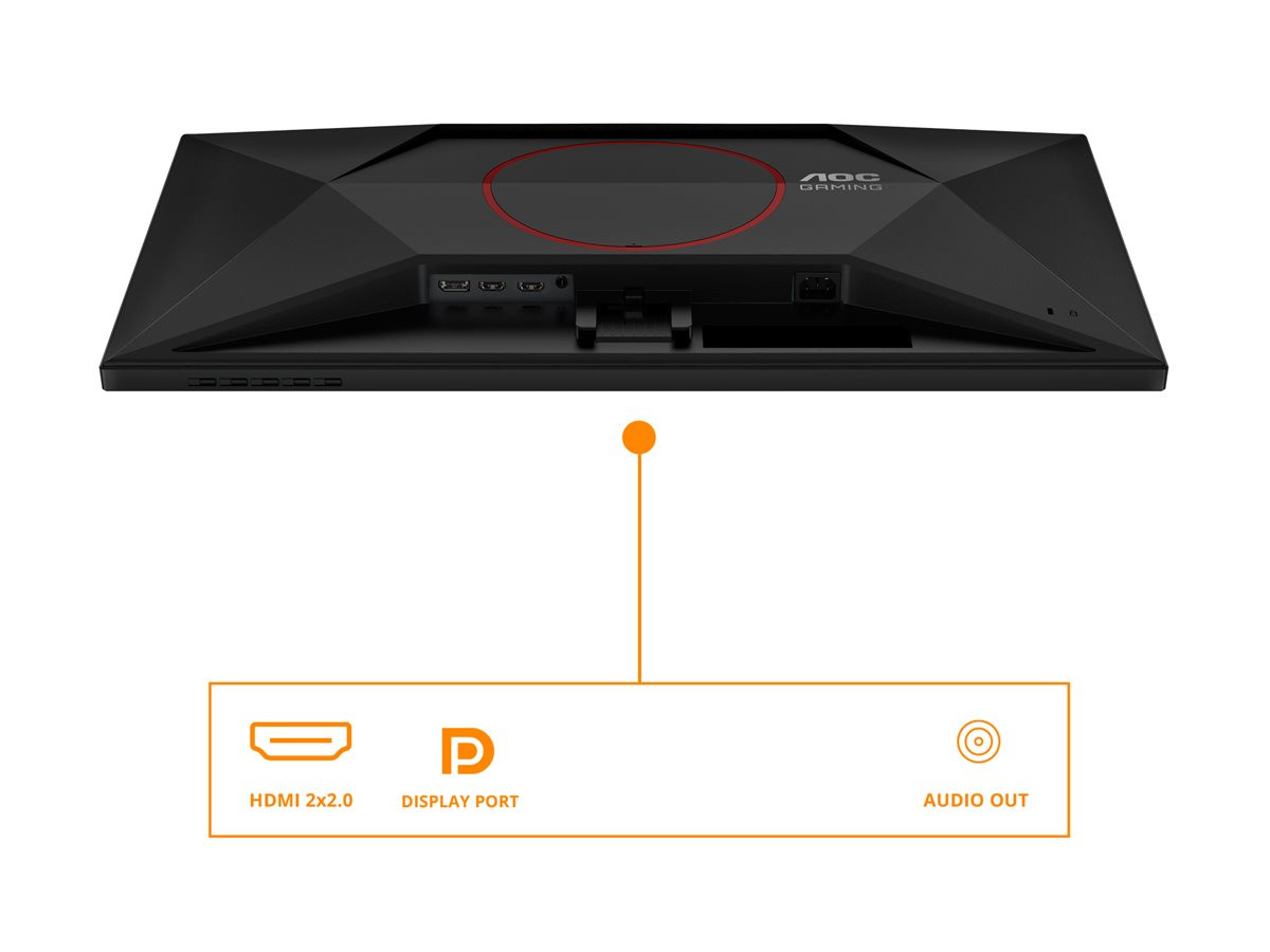 Монитор AOC Q27G42XNE, 27" QHD Fast VA 180Hz, HDR10, 0.5ms, HDMI/DP, Speakers - 7