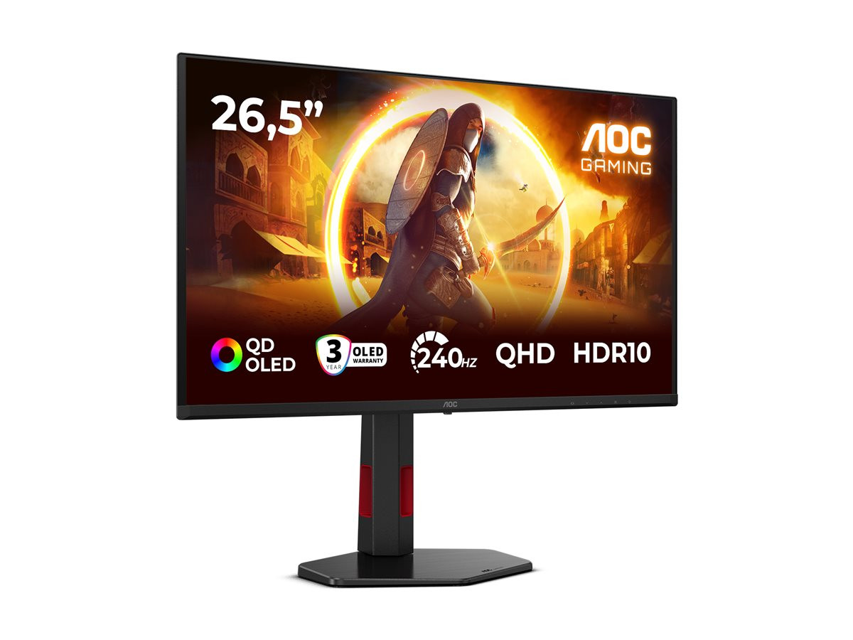 Монитор AOC Q27G4ZDR, 27" QHD OLED 240Hz, 2560x1440, 0.03ms, HDMI 2.1, DisplayPort 1.4 - 7