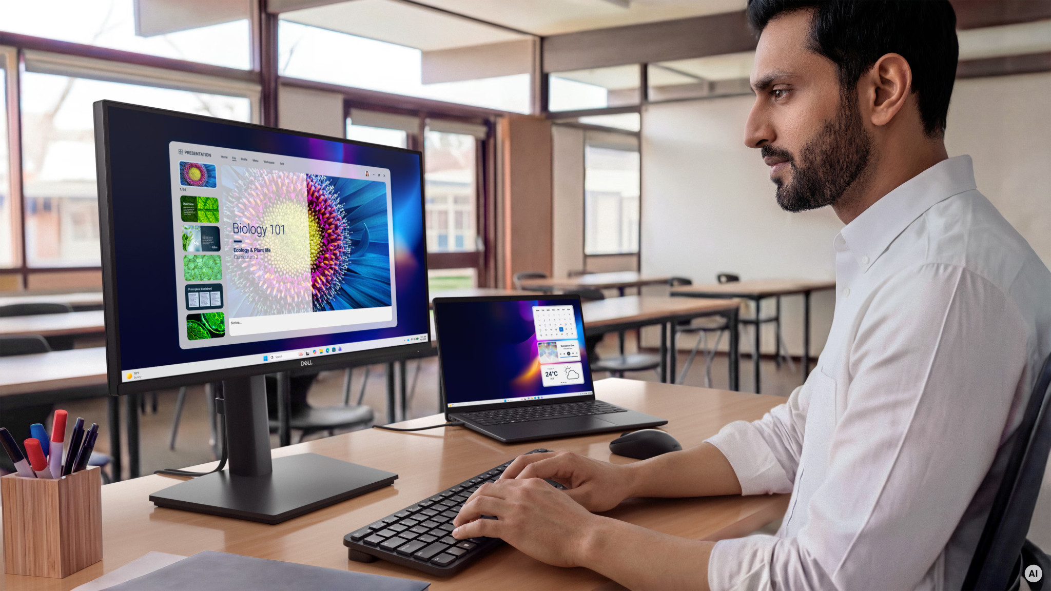 Монитор Dell Pro E2226HS, 21.5" Full HD IPS 100Hz - 2