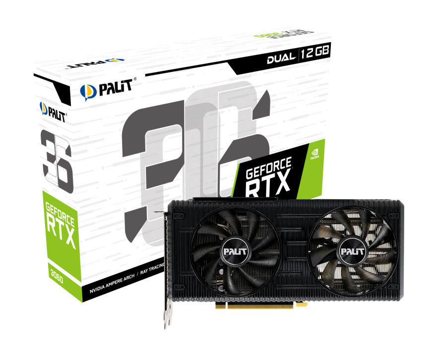 Видео карта PALIT GeForce RTX 3060 Infinity 2 OC, 12GB GDDR6 192-bit - NE63060U19K9-PG190L - 7