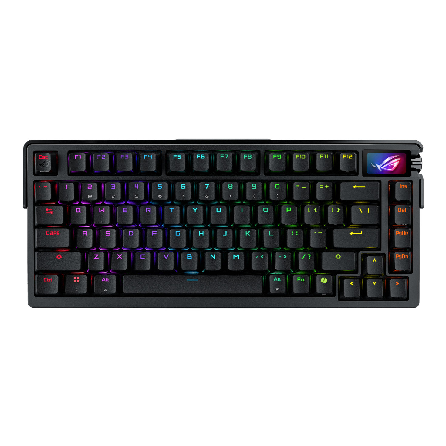 Безжична механична геймърска клавиатура ASUS ROG Azoth Extreme, ROG NX Snow суичове, RGB подсветка - 90MP03MA-BKUA01 - 2