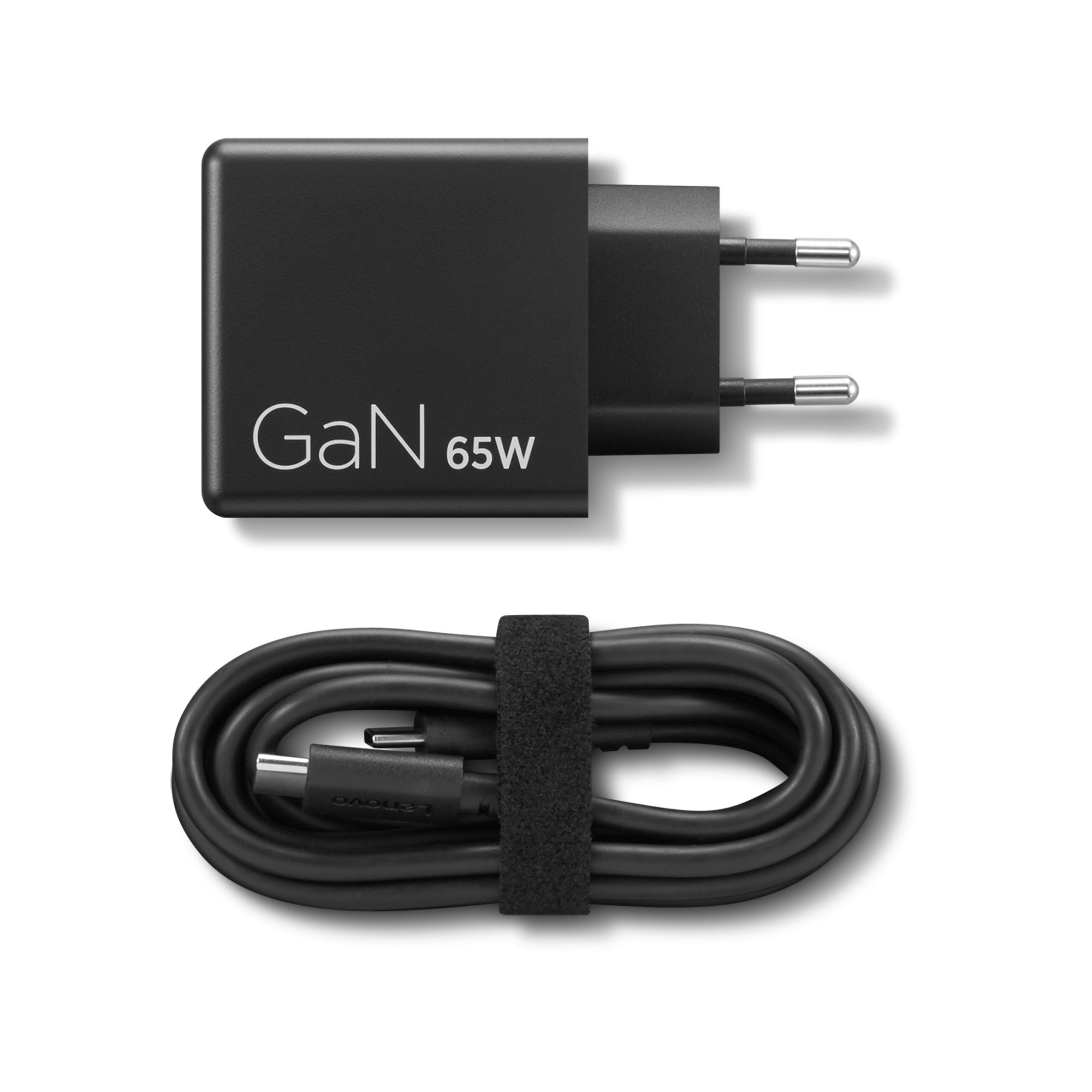 Адаптер за лаптоп Lenovo Dual 65W USB-C, 2 порта USB-C (45W + 18W), черен - G0A6065BEU - 3