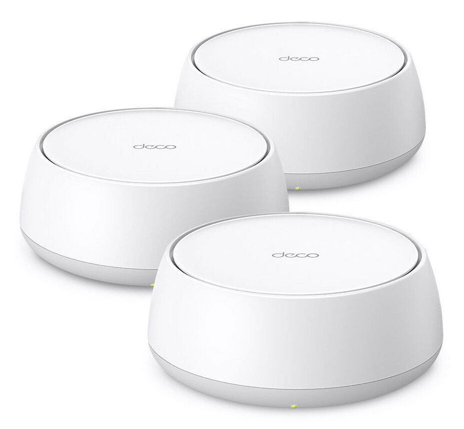 Wi-Fi 7 mesh система TP-Link Deco BE22, BE3600 двубандова (2.4GHz/5GHz), 3-pack - Deco BE22(3-pack) - 1