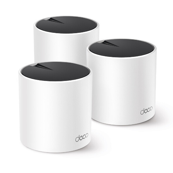 Mesh система TP-Link Deco X55, Wi-Fi 6 AX3000, Dual-Band (2.4GHz/5GHz), 3-pack - Deco X55(3-pack) - 1