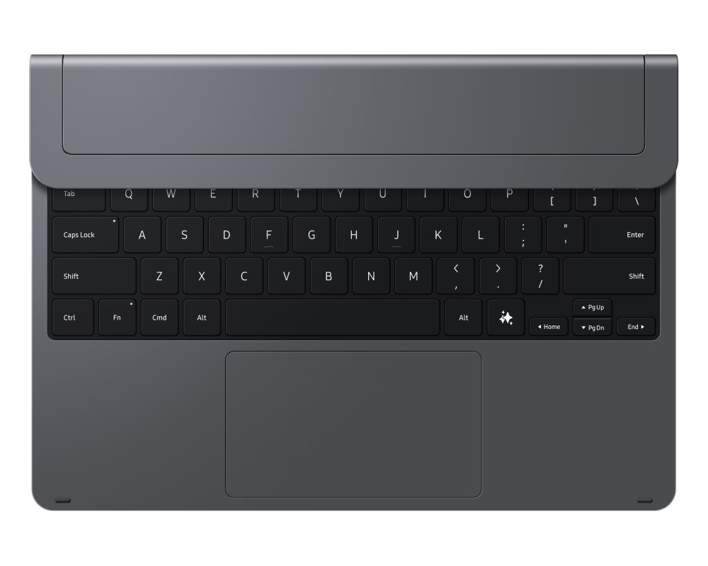 Клавиатура Samsung Tab S12+ Pro Keyboard, Pogo, Backlit, 80 клавиша, Сива - EF-DX845UJEGWW - 1