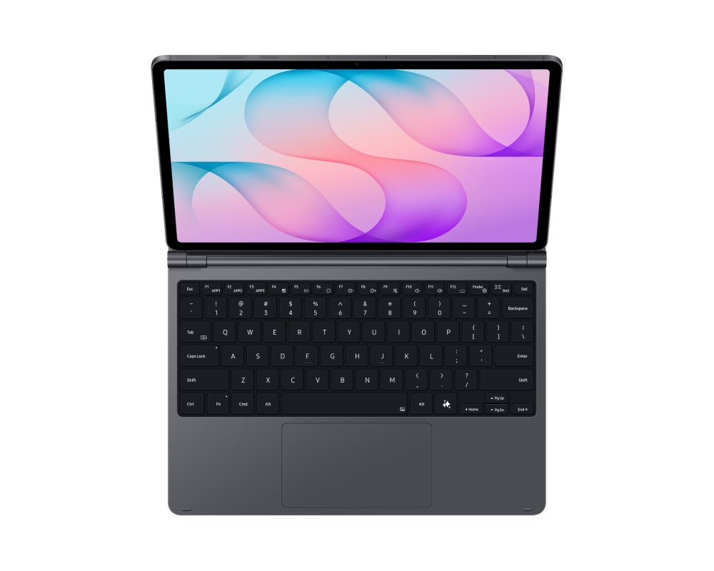 Клавиатура Samsung Tab S12+ Pro Keyboard, Pogo, Backlit, 80 клавиша, Сива - EF-DX845UJEGWW - 7