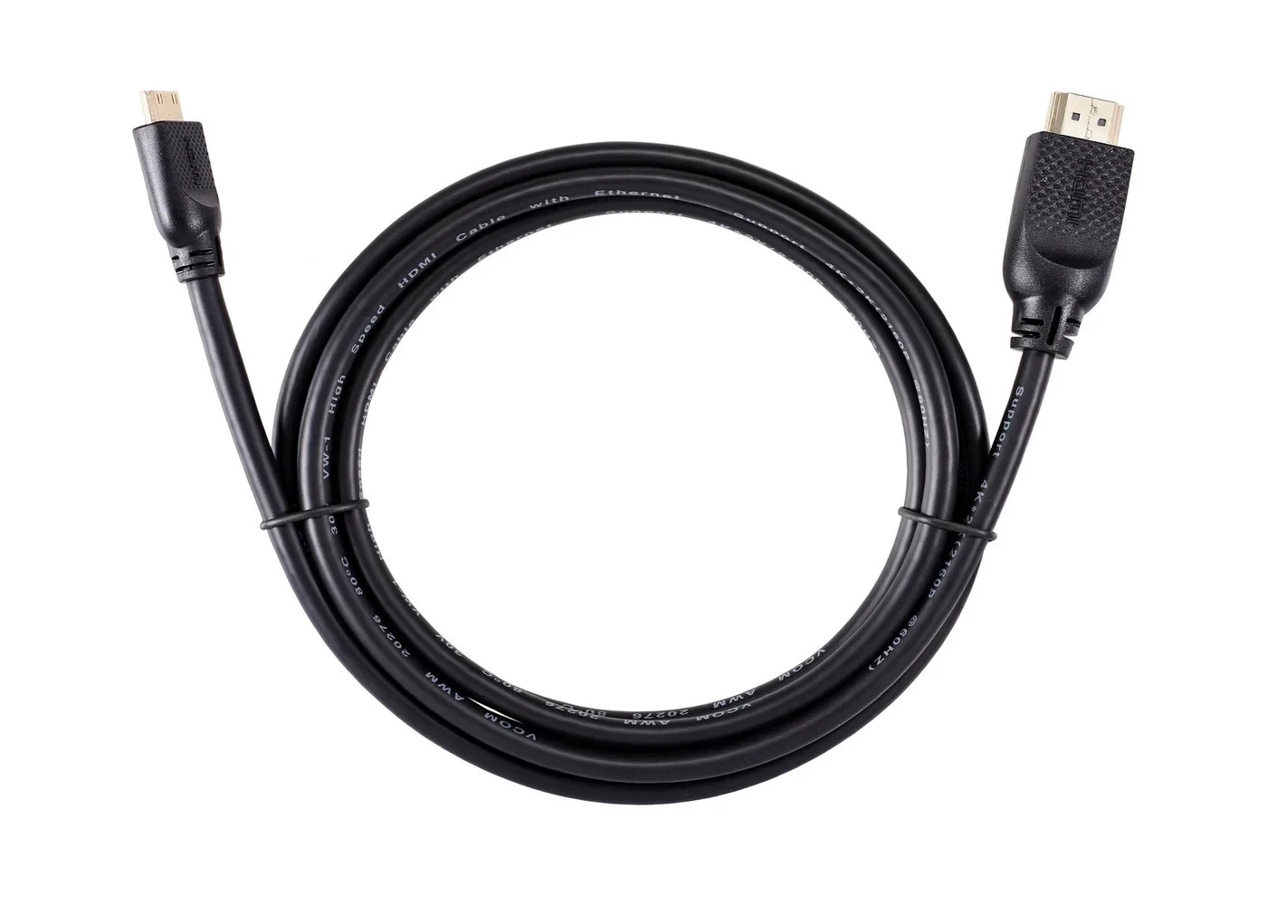 Кабел VCom HDMI M към Mini HDMI M, 1.8m, v2.0, 4K@60Hz - CG583-1.8 - 6