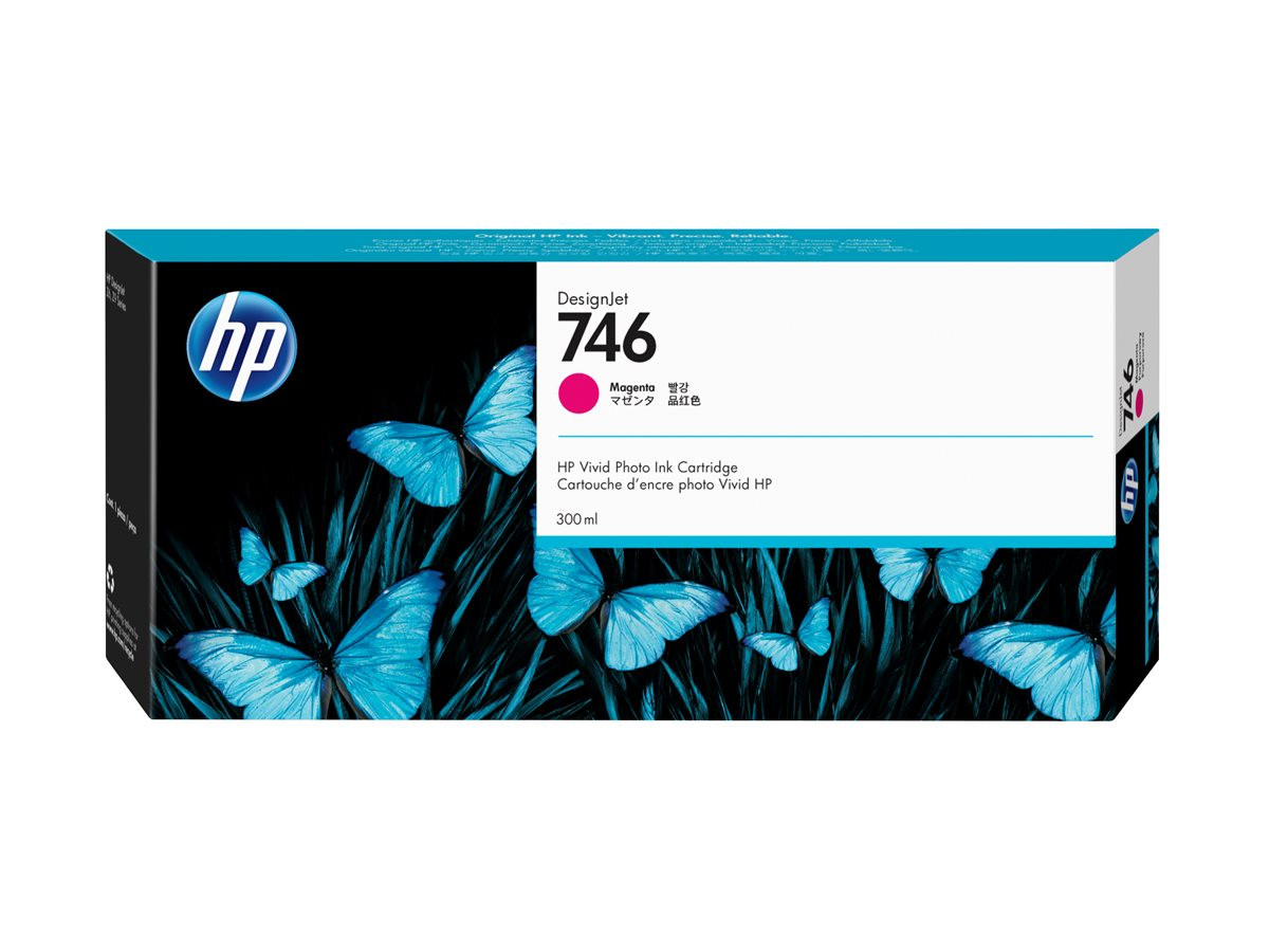 Мастилена касета HP 746, 300 ml, Magenta - P2V78A - 1