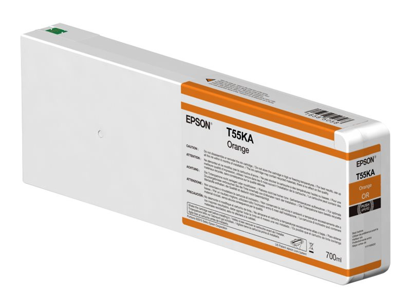 Мастилена касета Epson UltraChrome HDX/HD T55KA00, 700ml Orange - C13T55KA00 - 1