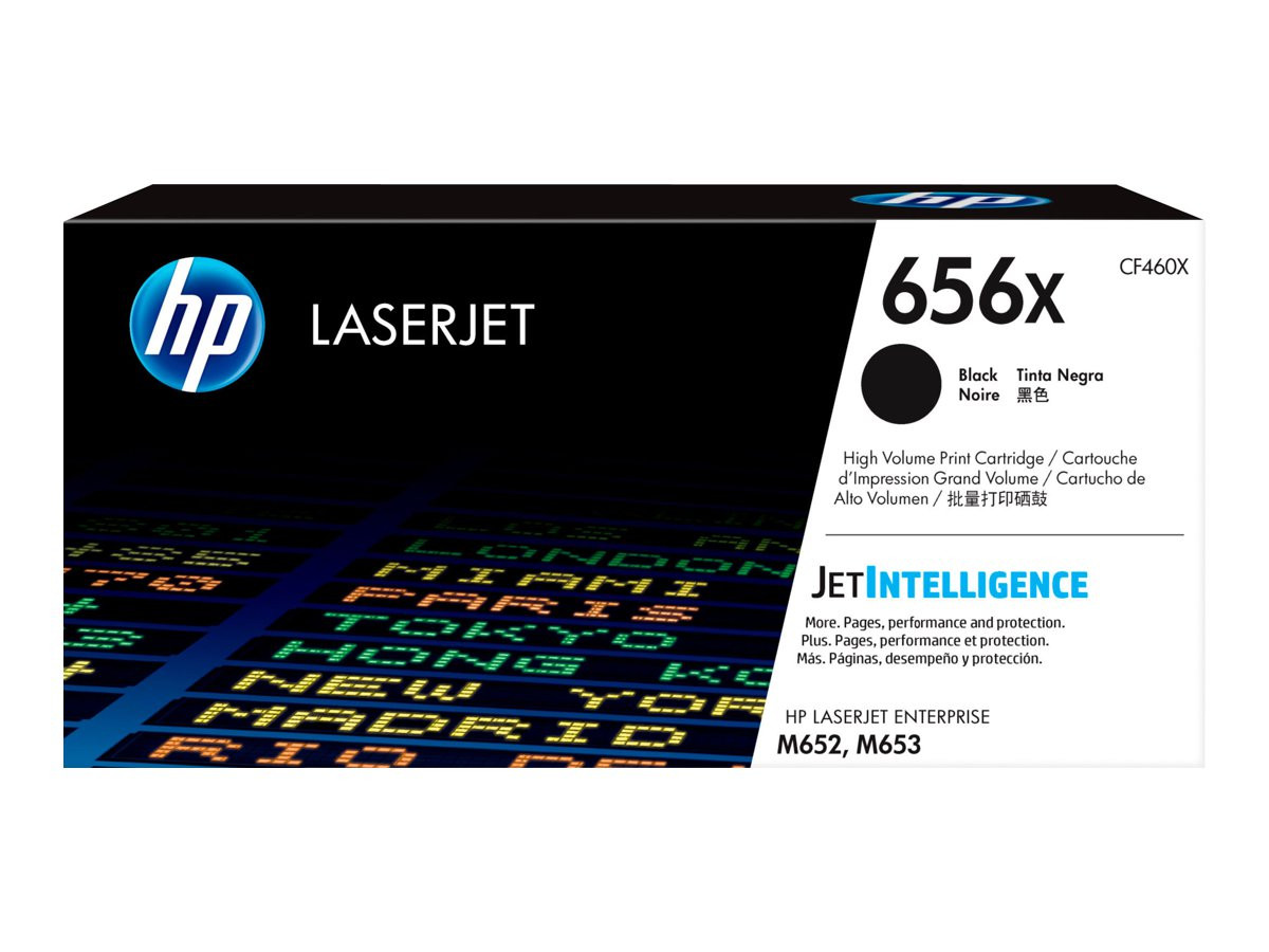 Тонер касета HP LaserJet 656X, Black High Yield 27000 страници - CF460X - 1