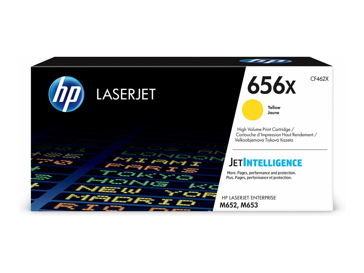 Тонер касета HP LaserJet 656X, Yellow, High Yield, 22000 страници - CF462X - 1