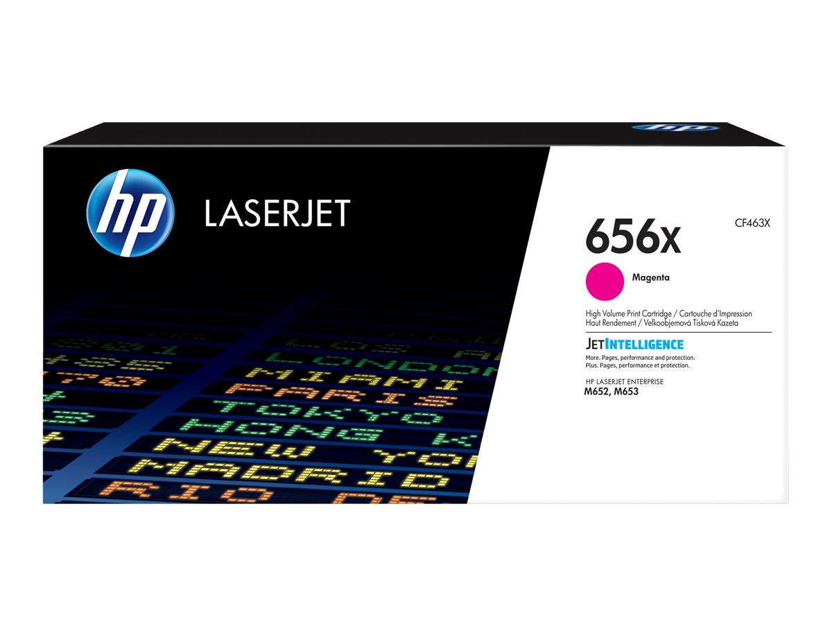 Тонер касета HP 656X LaserJet, Magenta, High Yield, 22000 стр. - CF463X - 1