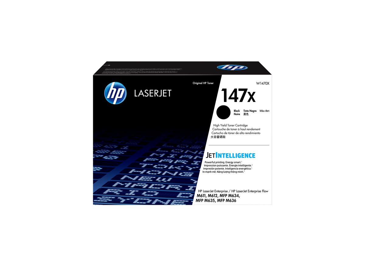 Тонер касета HP 147X LaserJet, Black, 25200 страници - W1470X - 1