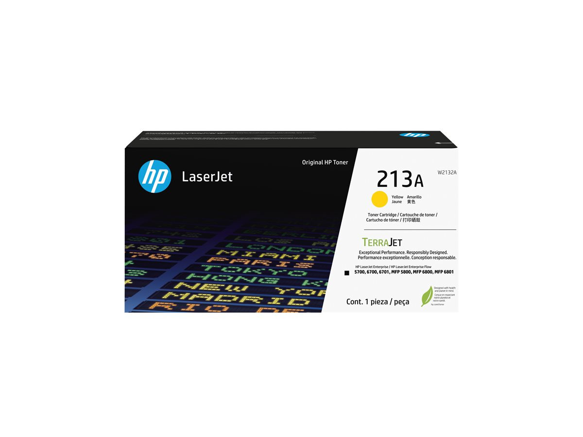 Тонер касета HP 213A LaserJet, Yellow, 3000 стр. - W2132A - 1