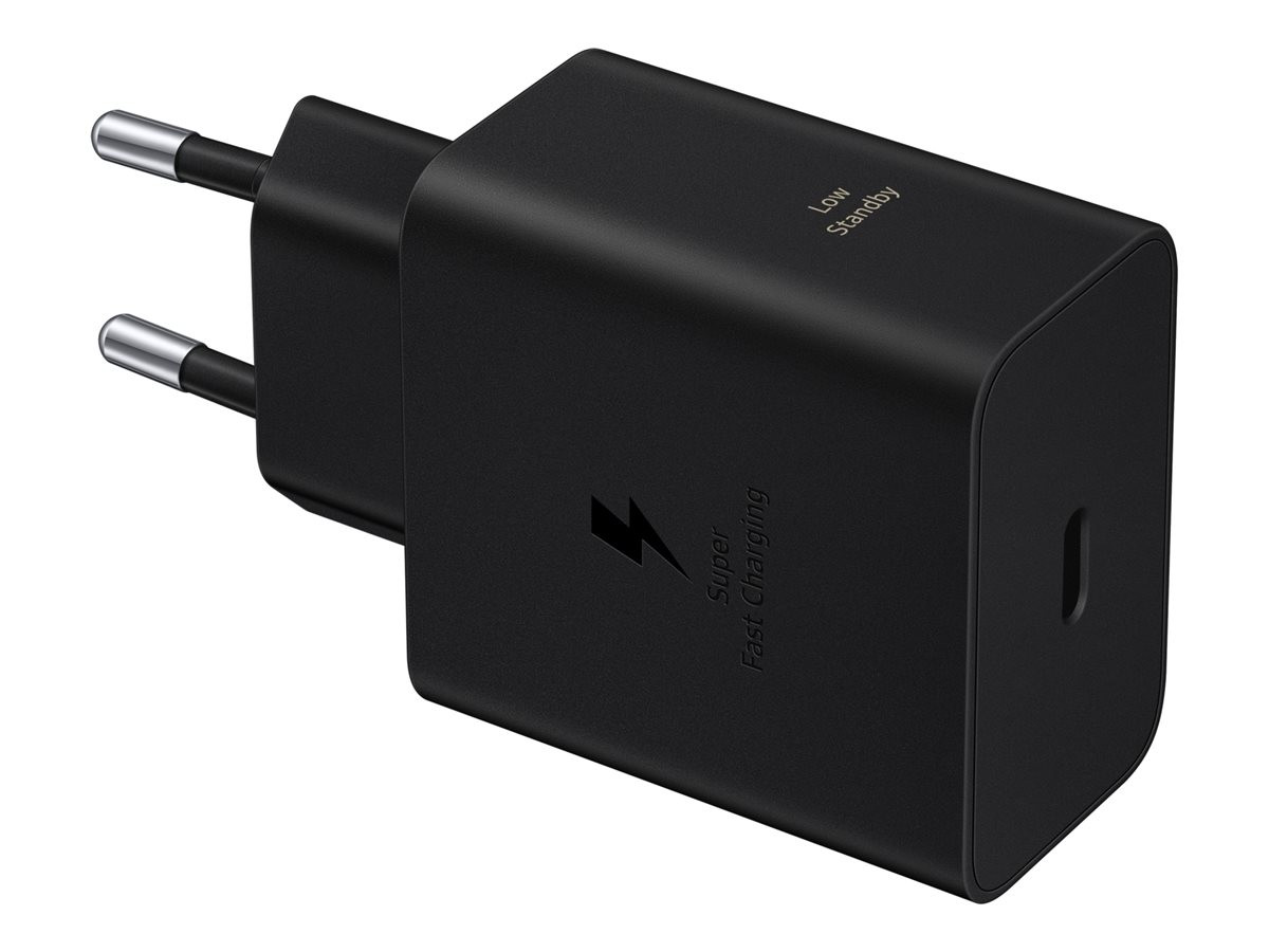 Зарядно устройство Samsung, 60W, USB-C PD 3.1 + PPS, без кабел - EP-T6010NBEGWW - 1