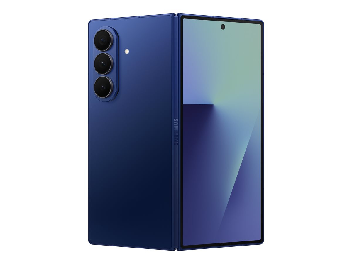 Смартфон Samsung Galaxy Z Fold7 SM-F966B, 8" QXGA+ Dynamic AMOLED 2X 120Hz, Snapdragon (8-ядрен 4.47GHz), 12GB RAM, 512GB, Android 16, Blue - SM-F966BDBCEUE - 1