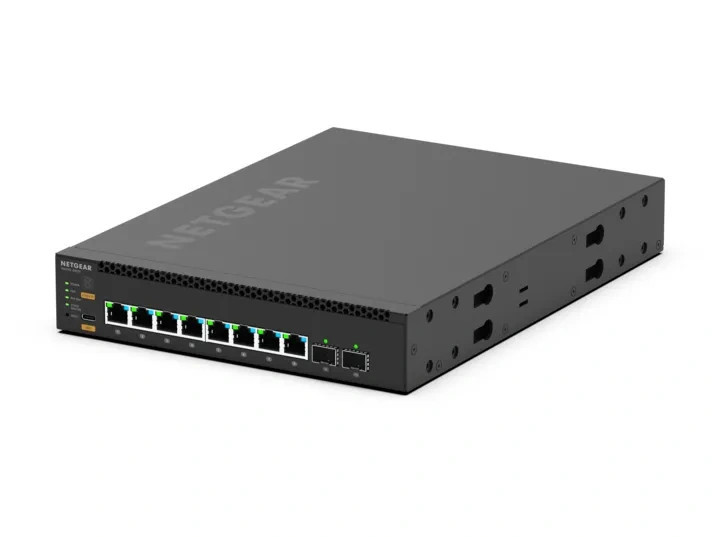 Мрежов суич NETGEAR M4350-8M2V, 8x 2.5GBase-T PoE++, 2x 25G SFP28, L3 Managed - MSM4310-100NES - 6