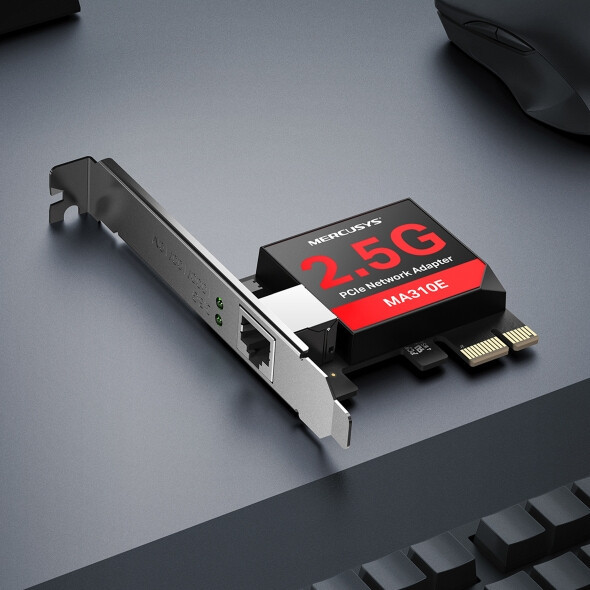 Мрежова карта Mercusys MA310E, 2500Mbps PCIe - 2