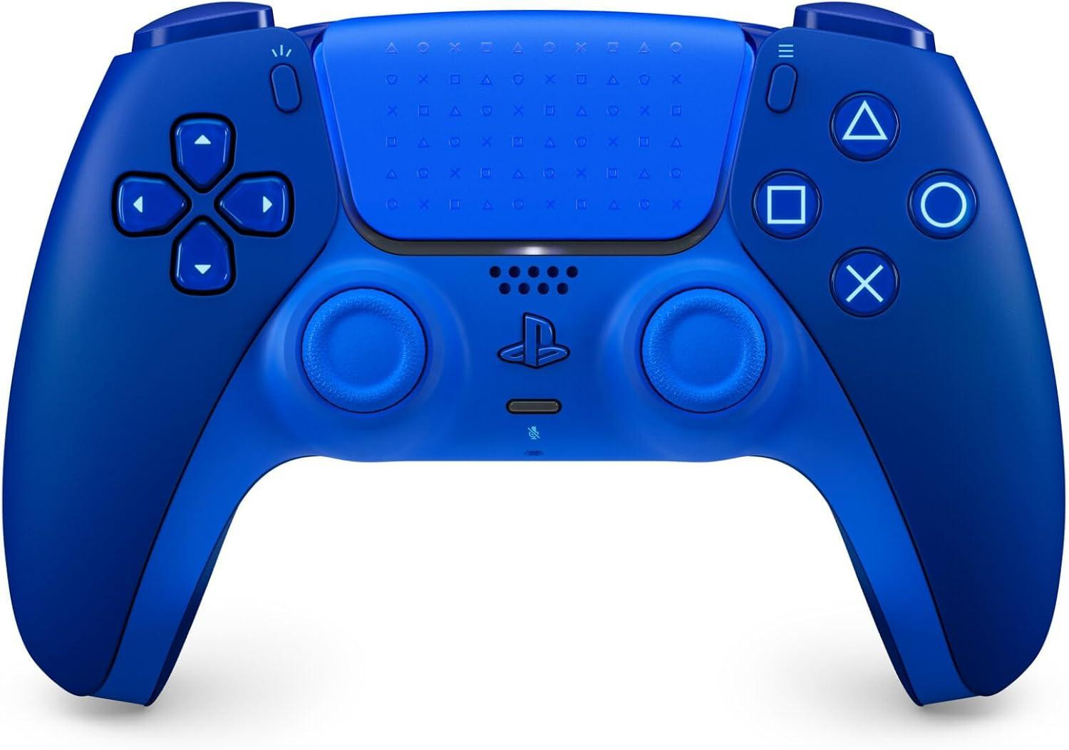 Геймпад Sony DualSense Icon Blue Special Edition, безжичен, PlayStation 5, Li-ion 1560mAh, USB-C, Син - SONY-PS5-DS-IB - 1