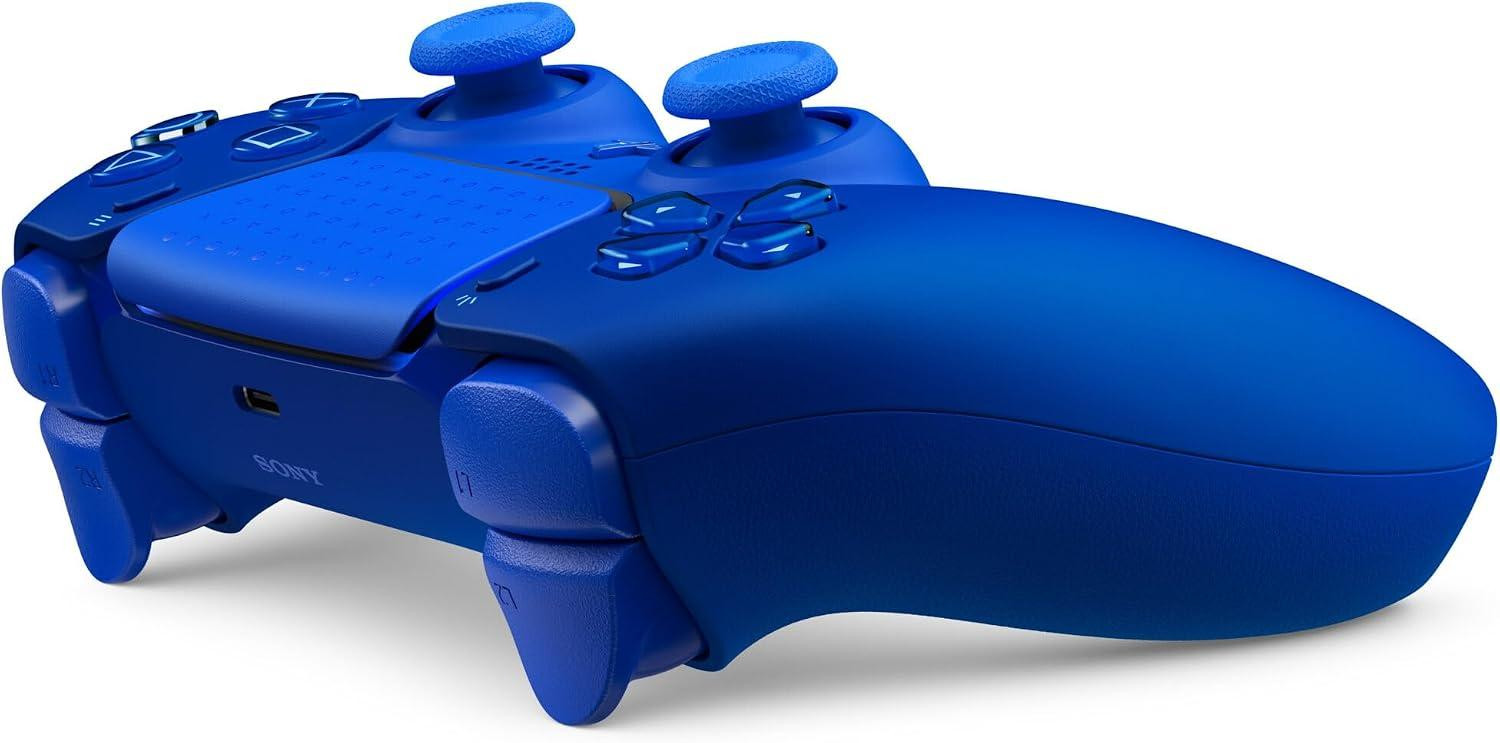 Геймпад Sony DualSense Icon Blue Special Edition, безжичен, PlayStation 5, Li-ion 1560mAh, USB-C, Син - SONY-PS5-DS-IB - 4
