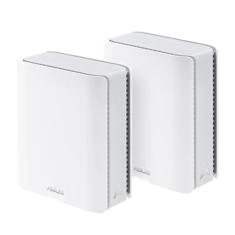 Рутер ASUS ZenWiFi WF7 BT8 2P, WiFi 7 (802.11be), 2.4GHz 2x2 5GHz 3x3 6GHz 3x3, 1GB RAM 128MB Flash - 90IG0930-MO3B20 - 1