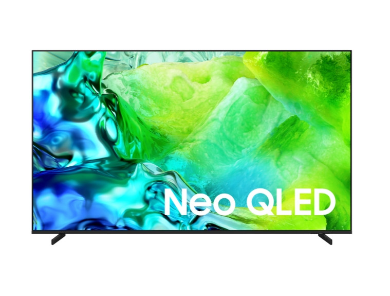 Телевизор Samsung QN80H, 75" 4K UHD QLED Mini LED 100Hz, Tizen Smart TV, DVB-T2/C/S2 - QE75QN80HAUXXH - 1